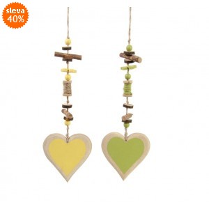 Závěsné srdíčko balení 2 ks