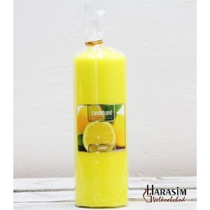 Svíčka válec Lemon 16,5 cm