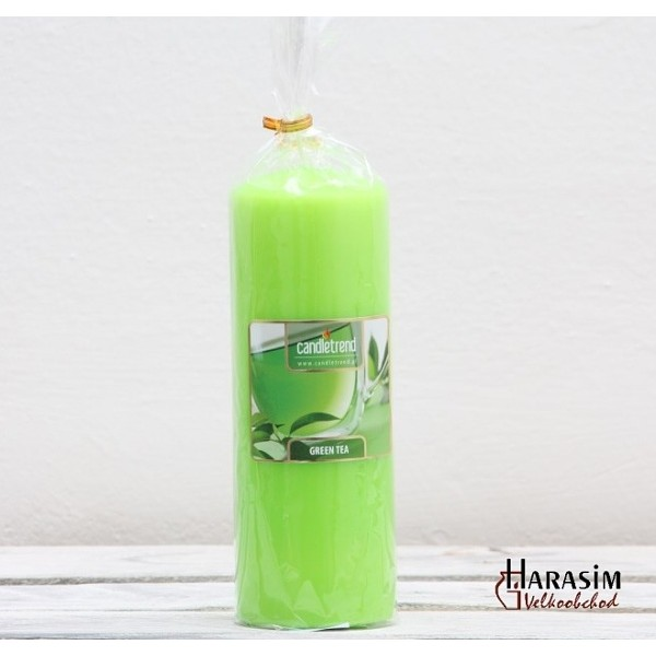 Svíčka válec Green Tea 16,5 cm