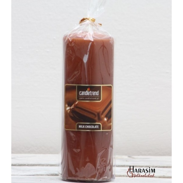 Svíčka válec Milk Chocolate 16,5 cm