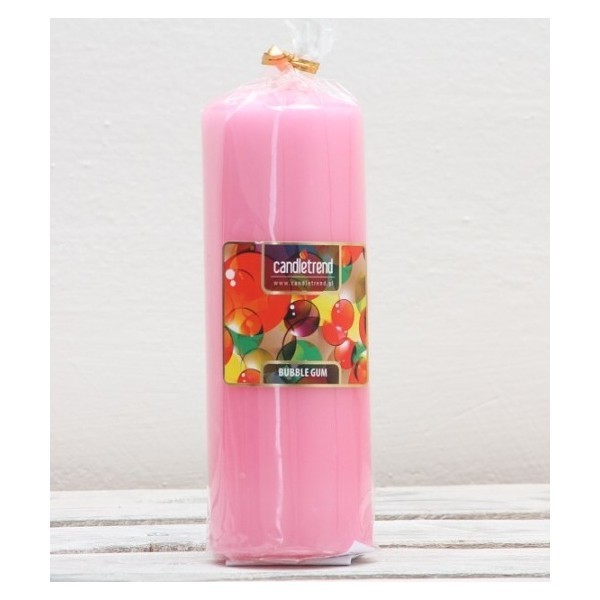 Svíčka válec Bubble Gum 16,5 cm