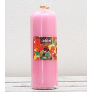 Svíčka válec Bubble Gum 16,5 cm