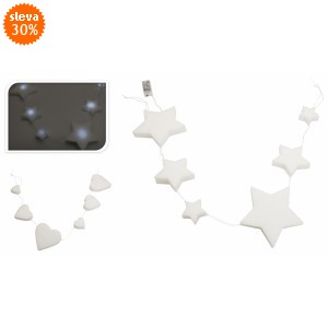 Světelný řetěz 6 x LED molitanový