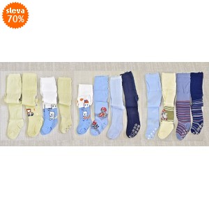 Dětské punčocháče chlapecké, sada 4 ks, vel. 68-74, 80-86