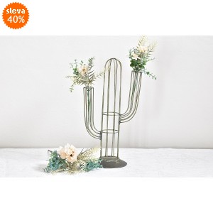 Kovová váza kaktus L