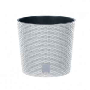 Květináč Rato Round bílý 40 cm