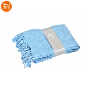 Pléd 130 x 170cm, barva modrá