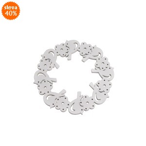 Dřevěný věnec Ptáčci balení 3 ks, 34 cm