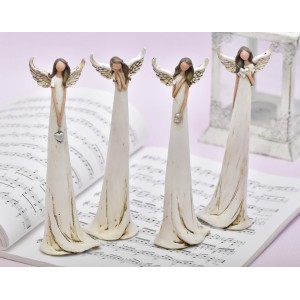 Anděl Zafrire 21 cm, mix druhů, sada 4ks