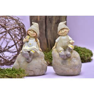 Skřítek zahradníček balení 3 ks, 18 cm