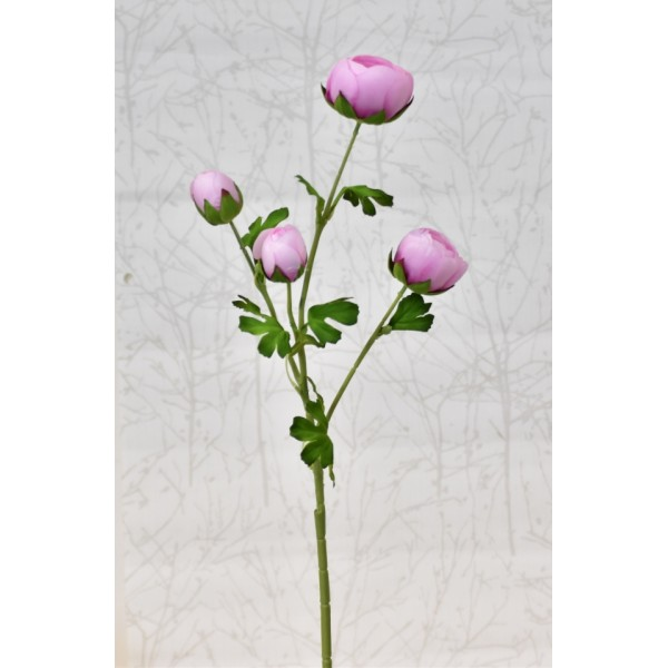 Umělá kamélie růžová, 68 cm