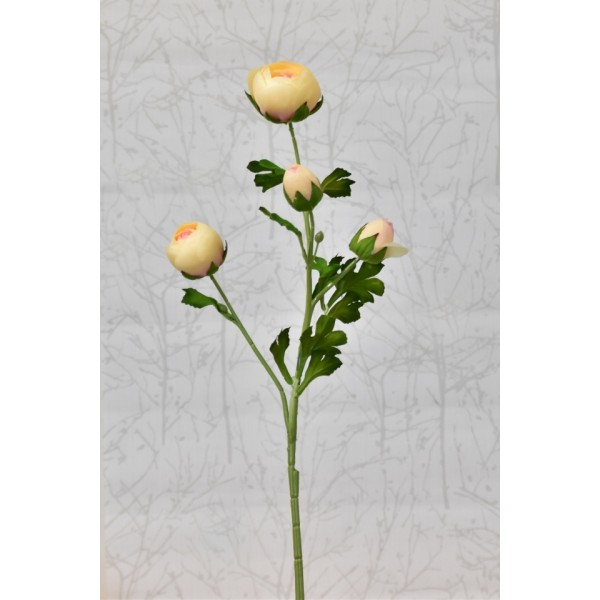 Umělá kamélie broskvová, 68 cm