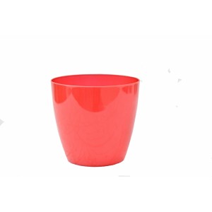 Plastový květináč Aga 95 mm, červený
