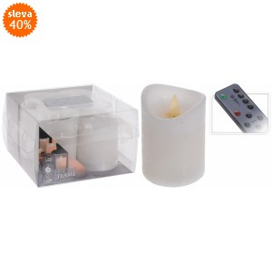 Sada 4 ks LED svíček s ovladačem 