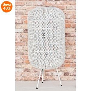 Zinková lampa Nova L, bílá