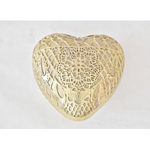 Dekorace srdce Ornament Gold XL