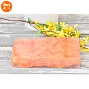 Dekorační pírka oranžová