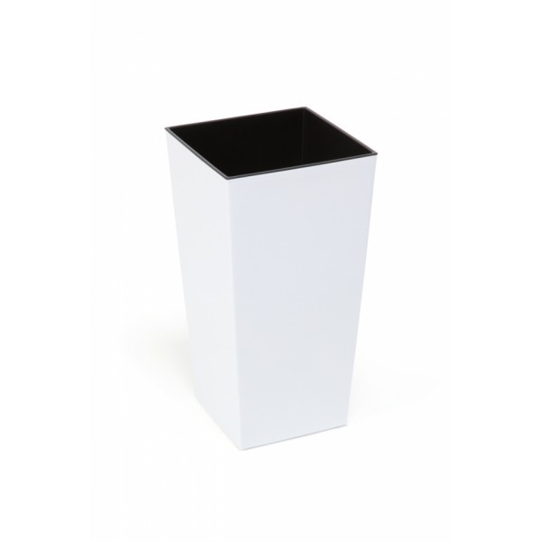 Plastový květináč Finezia 350x350 mm, bílý