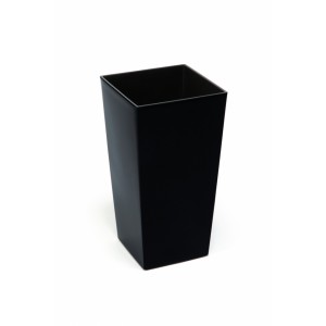 Plastový květináč Finezia 350x350 mm, černý