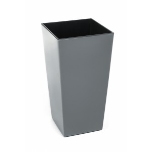 Plastový květináč Finezia 400x400 mm, šedý