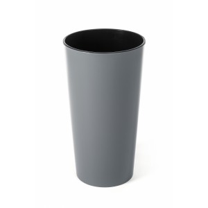 Vysoký květináč Lilia 370 mm, šedý
