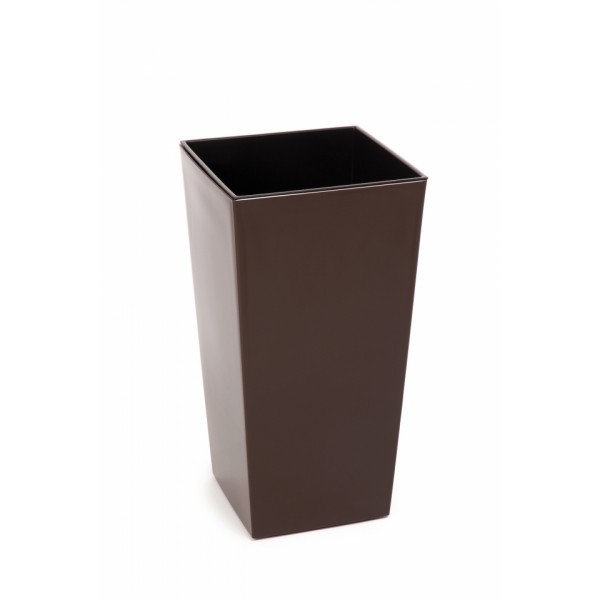 Plastový květináč Finezia 350x350 mm, mocca