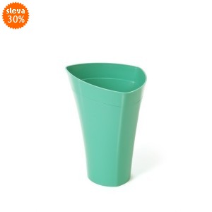 Plastový květináč Wenus 482 mm, smaragd