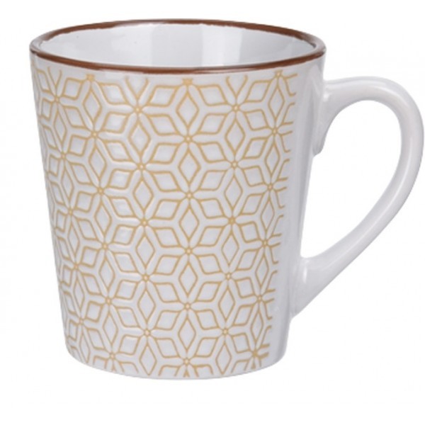 Hrnek Potter bílo-oranžový, 190 ml