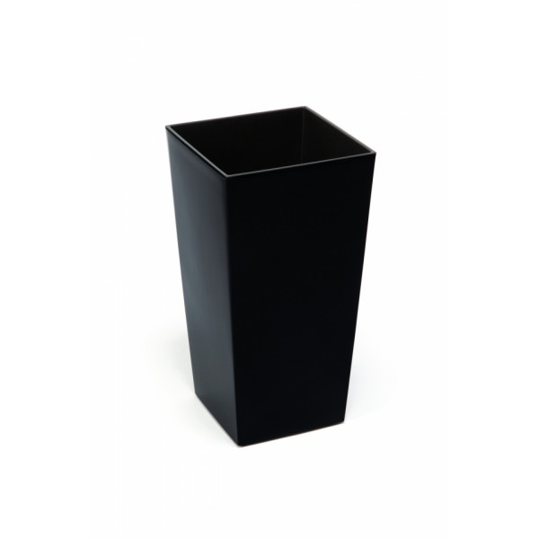 Plastový květináč Finezia 190x190 mm, černý