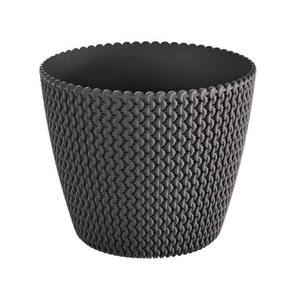 Květináč Splofy 21,8 cm antracit