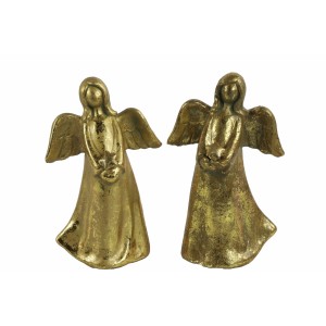 Anděl Ashriel s hvězdou 18,5 cm zlatý, mix druhů
