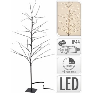 Strom svítící 360 mikro LED, 150 cm, teplá bílá
