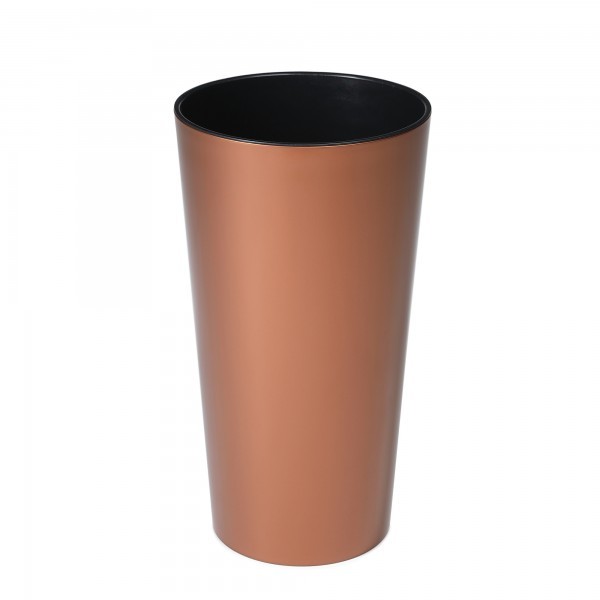 Plastový květináč Lilia 753 mm, měděný