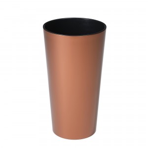 Plastový květináč Lilia 753 mm, měděný