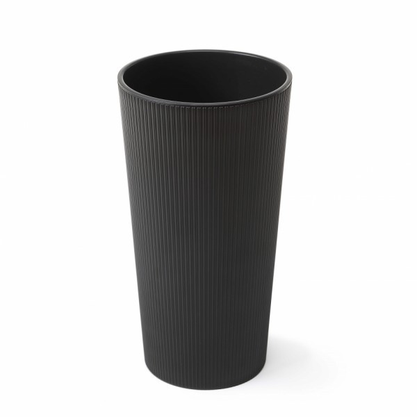 Plastový květináč Lilia Jumper 364 mm, černý