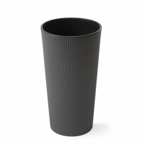 Plastový květináč Lilia Jumper 465 mm, grafit