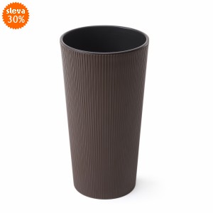 Plastový květináč Lilia Jumper 364 mm, mocca