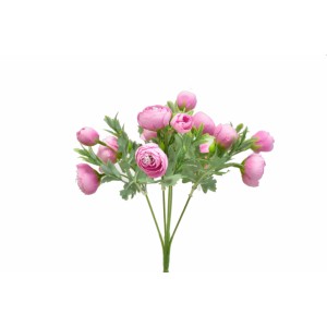 Kytice kamélií 40 cm, růžová