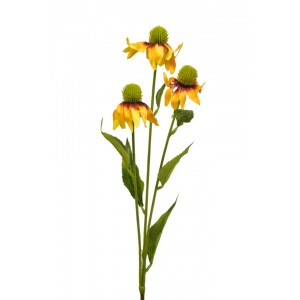 Umělá rostlina Echinacea 76 cm, oranžová