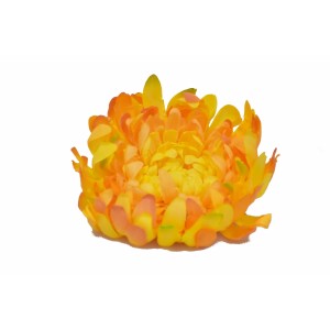 Vazbová chryzantéma 15 cm, světle oranžová