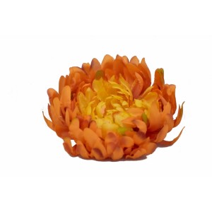 Vazbová chryzantéma balení 12 ks, 15 cm, tmavě oranžová