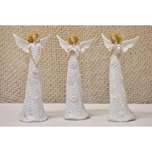 Anděl Flo Silver 24,5 cm