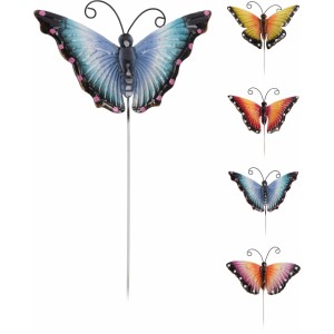 Motýl zápich balení 4 ks, 63x20,5 cm, mix druhů
