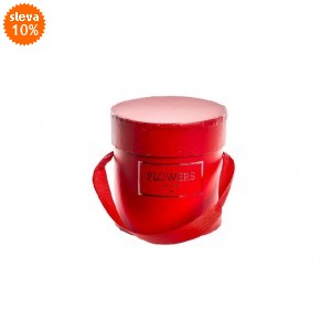 Flower box červený 9x9 cm