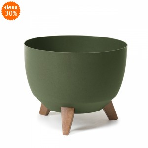 Plastová mísa Roma ECO 470 mm, zelená lesní