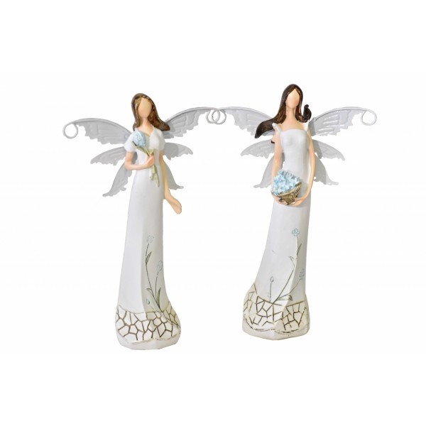 Anděl Myo s kovovými křídly balení 2 ks, 22 cm