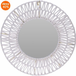 Nástěnné zrcadlo White paper 45 cm