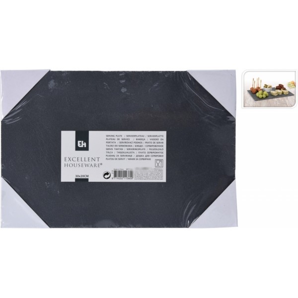 Servírovací prkénko z břidlice 30x20x0,4 cm