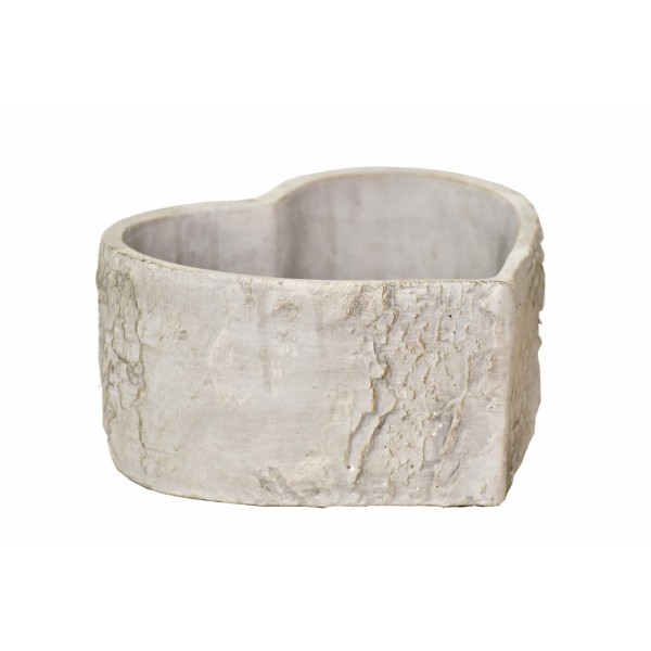 Cementové srdce Betula 10,5x19x19,5 cm