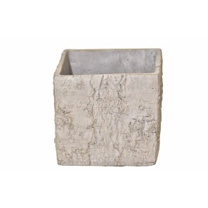 Cementový květináč Betula 18x19x19 cm